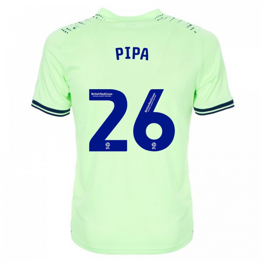 Homem Camisola Pipa #26 Marinha Alternativa 2023/24 Camisa Brasil