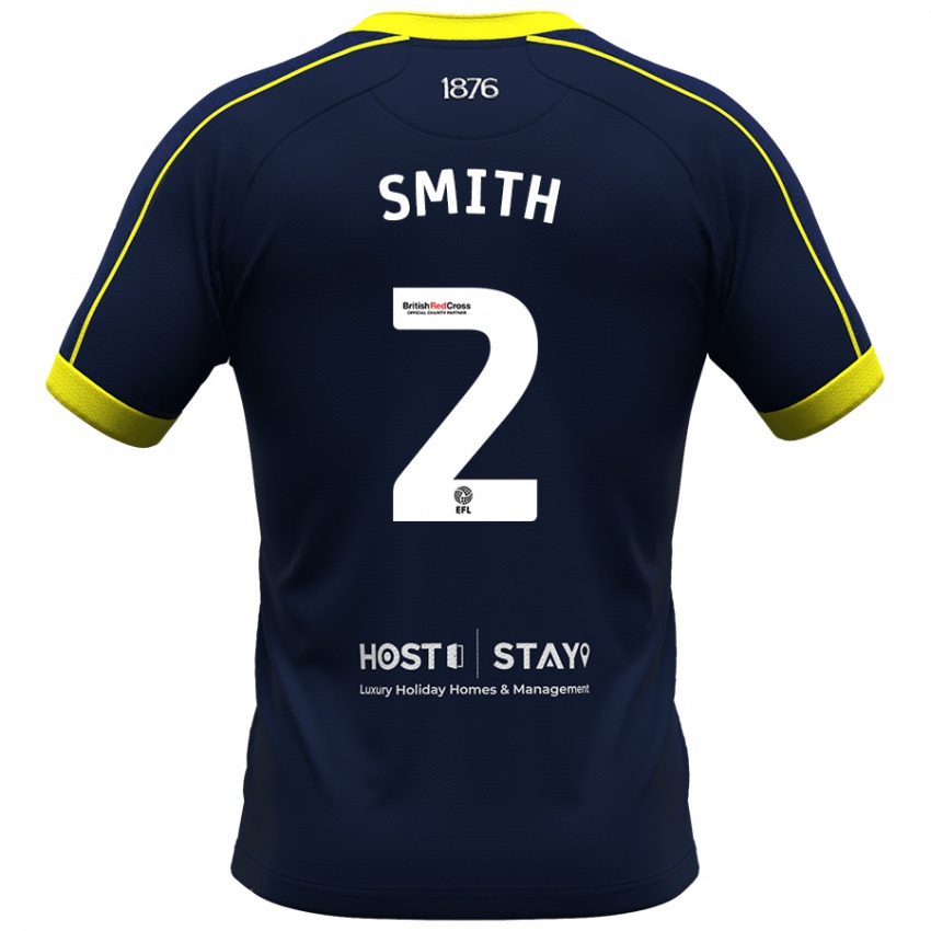 Homem Camisola Tommy Smith #2 Marinha Alternativa 2023/24 Camisa Brasil