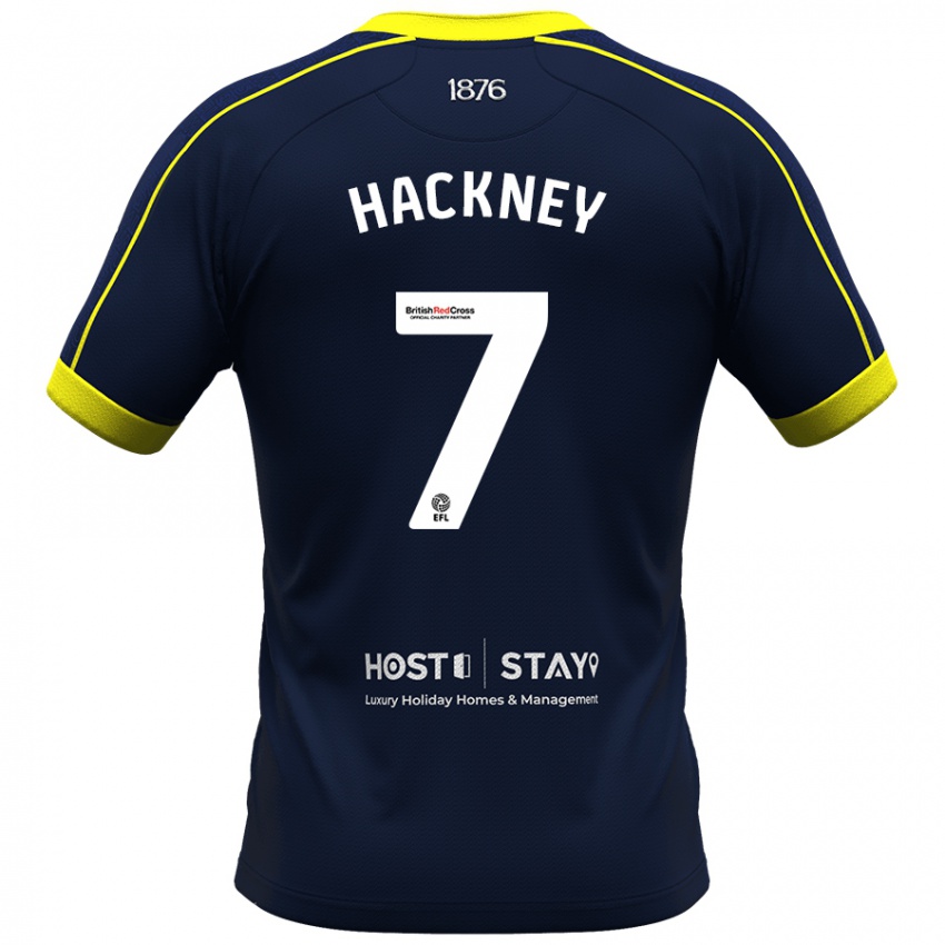 Homem Camisola Hayden Hackney #7 Marinha Alternativa 2023/24 Camisa Brasil