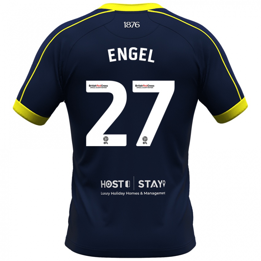 Homem Camisola Lukas Engel #27 Marinha Alternativa 2023/24 Camisa Brasil