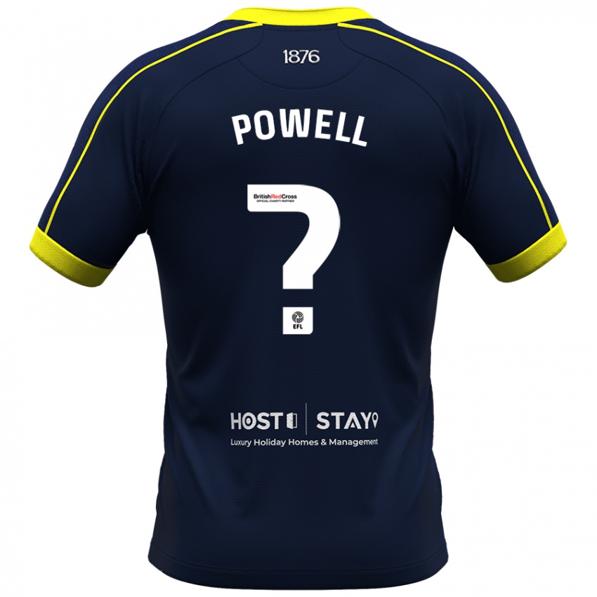 Homem Camisola Rio Patterson-Powell #0 Marinha Alternativa 2023/24 Camisa Brasil