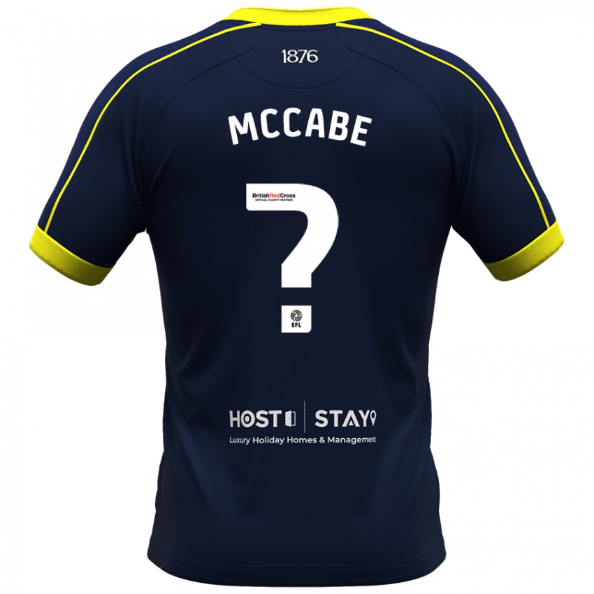 Homem Camisola Iain Mccabe #0 Marinha Alternativa 2023/24 Camisa Brasil