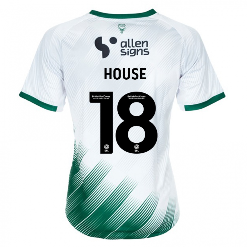 Homem Camisola Ben House #18 Branco Alternativa 2023/24 Camisa Brasil