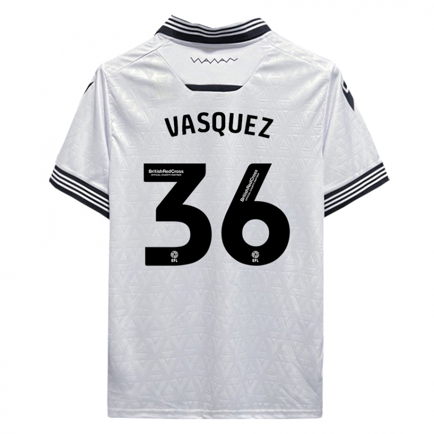 Homem Camisola Devis Vásquez #36 Branco Alternativa 2023/24 Camisa Brasil