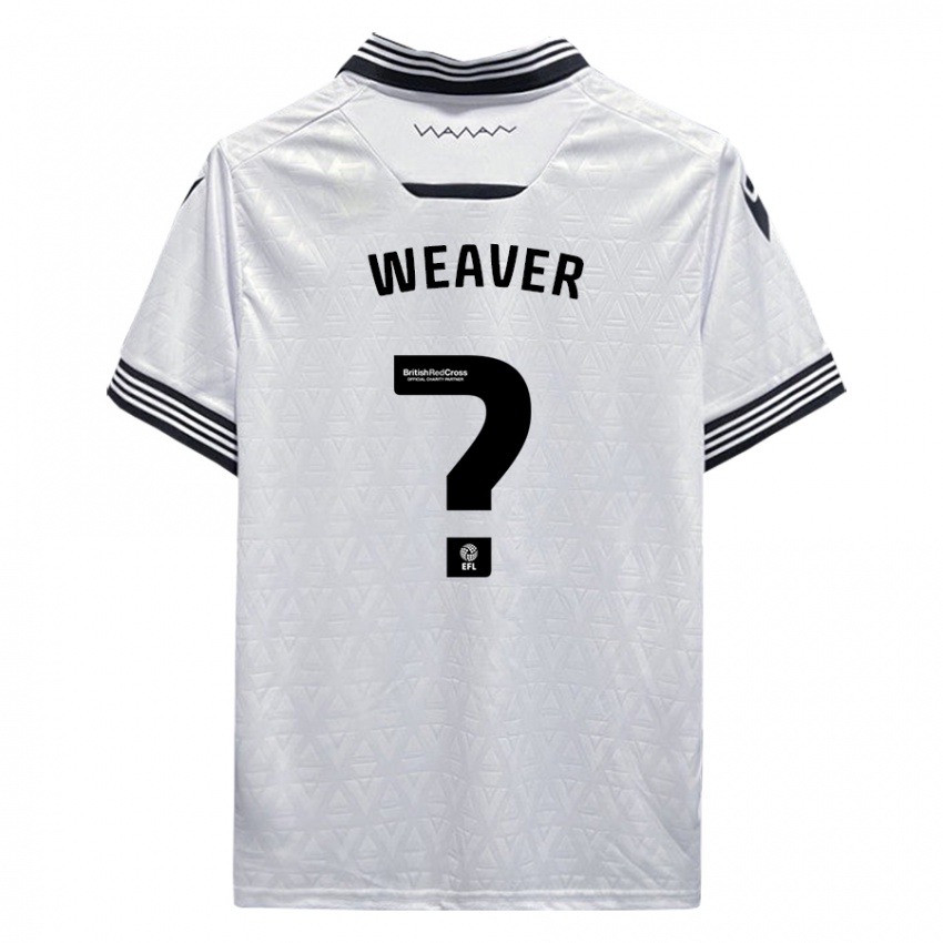 Homem Camisola Ernie Weaver #0 Branco Alternativa 2023/24 Camisa Brasil