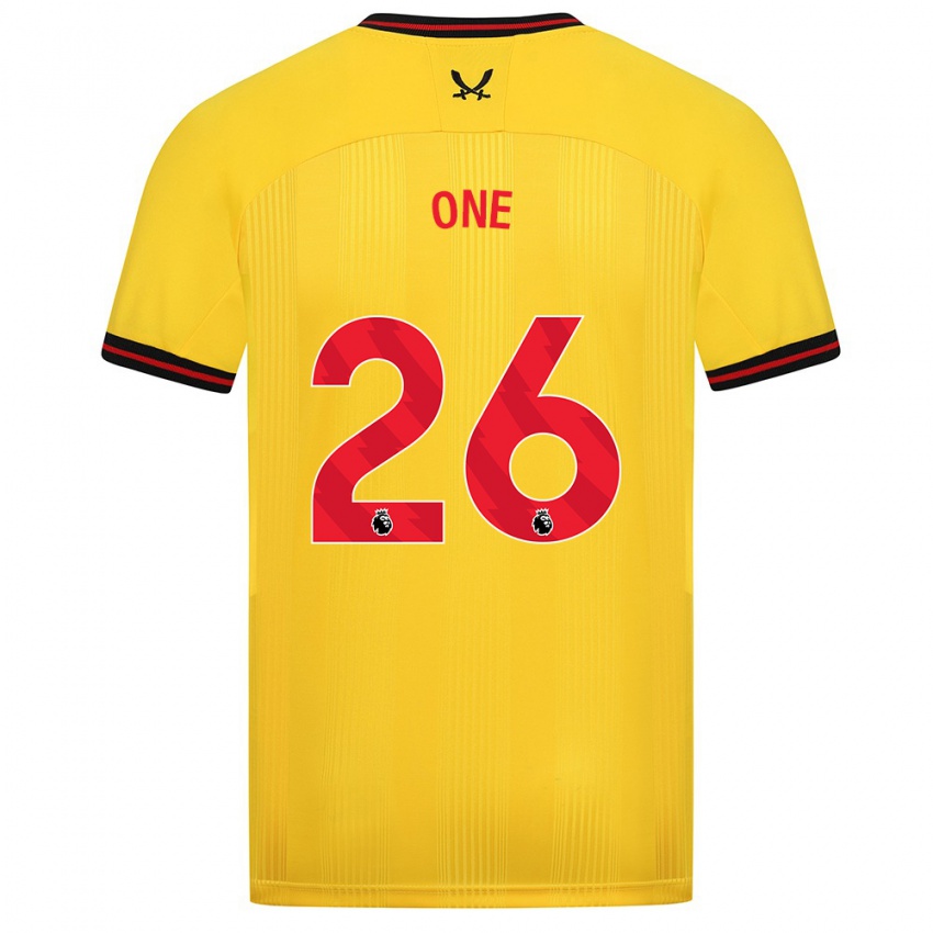 Homem Camisola Ryan Oné #26 Amarelo Alternativa 2023/24 Camisa Brasil