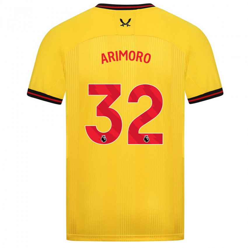 Homem Camisola Juliet Khinde Adebowale-Arimoro #32 Amarelo Alternativa 2023/24 Camisa Brasil