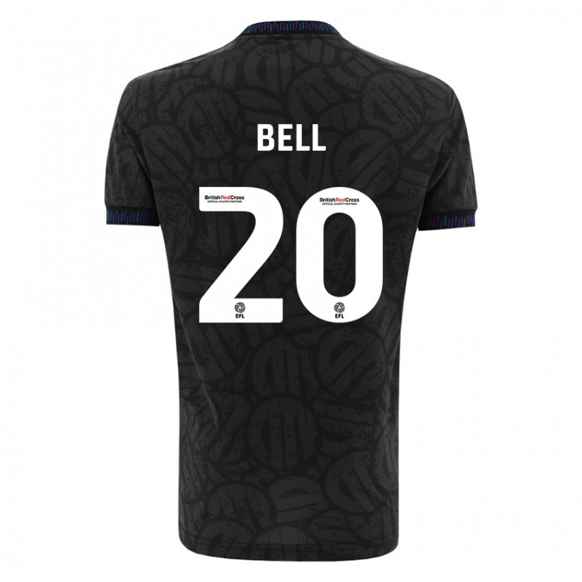 Homem Camisola Sam Bell #20 Preto Alternativa 2023/24 Camisa Brasil