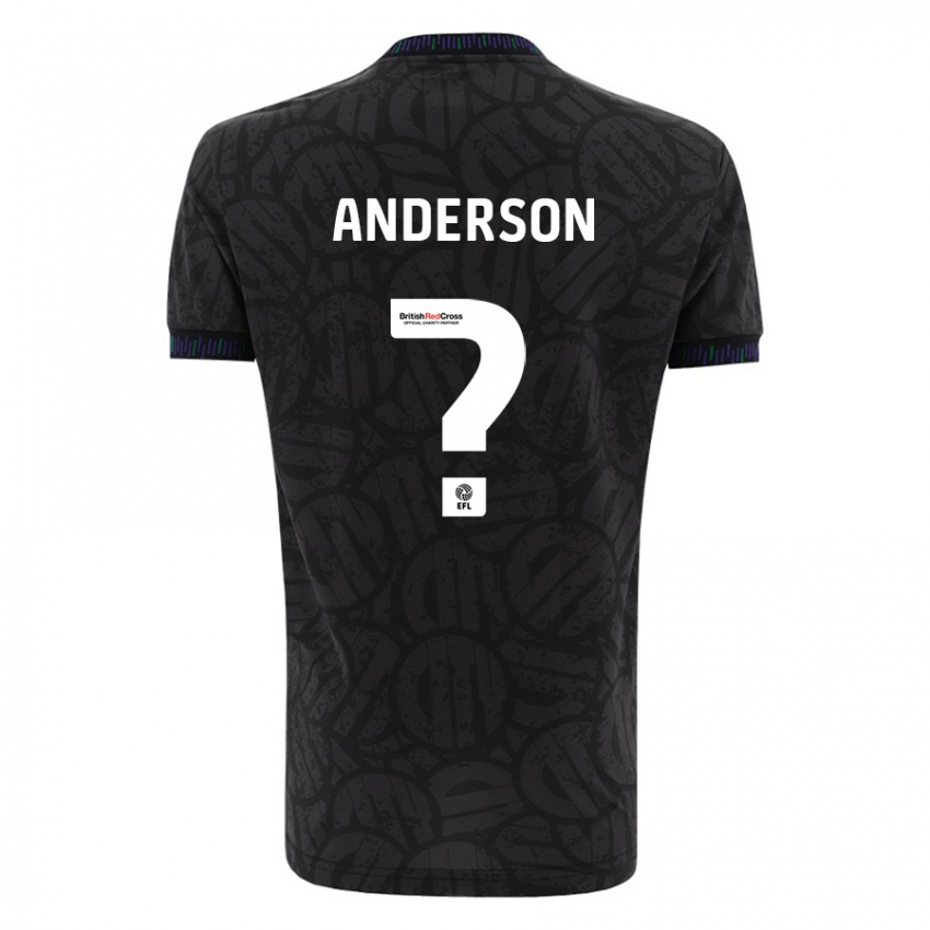 Homem Camisola Taine Anderson #0 Preto Alternativa 2023/24 Camisa Brasil