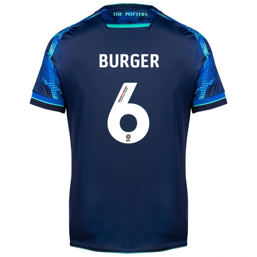 Homem Camisola Wouter Burger #6 Marinha Alternativa 2023/24 Camisa Brasil