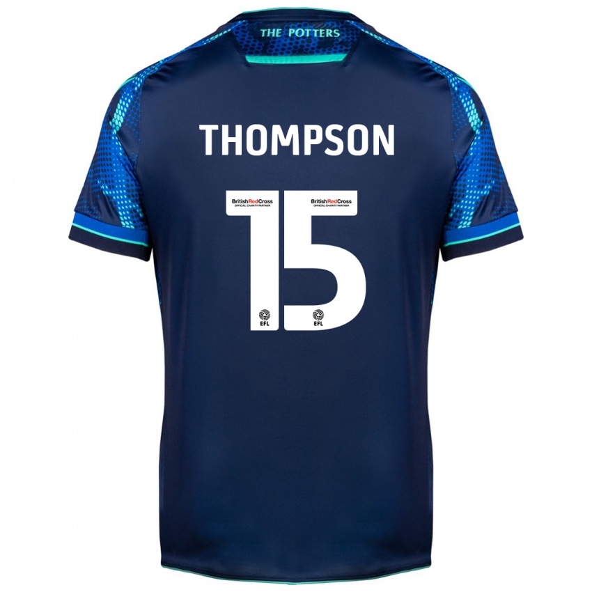 Homem Camisola Jordan Thompson #15 Marinha Alternativa 2023/24 Camisa Brasil