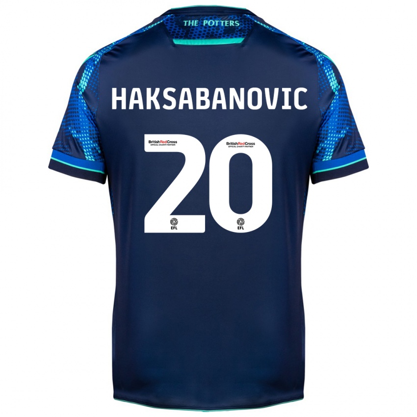 Homem Camisola Sead Hakšabanović #20 Marinha Alternativa 2023/24 Camisa Brasil