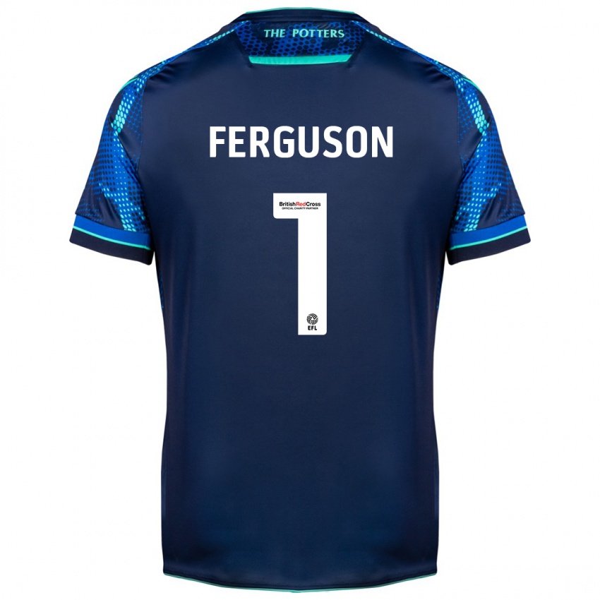 Homem Camisola Georgie Ferguson #1 Marinha Alternativa 2023/24 Camisa Brasil