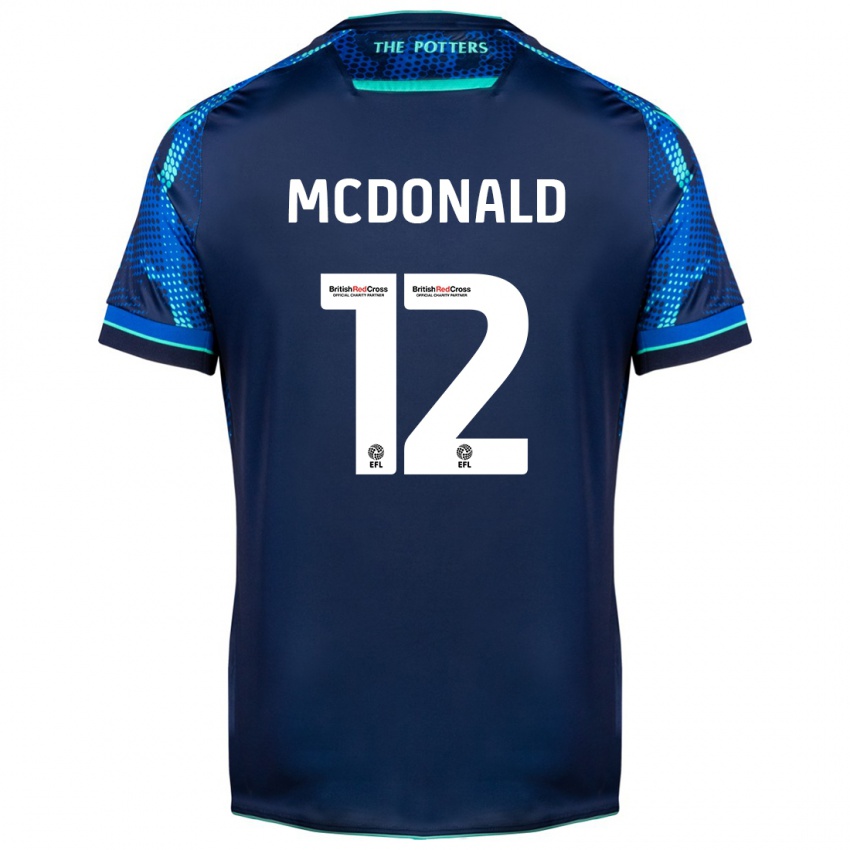 Homem Camisola Kayleigh Mcdonald #12 Marinha Alternativa 2023/24 Camisa Brasil