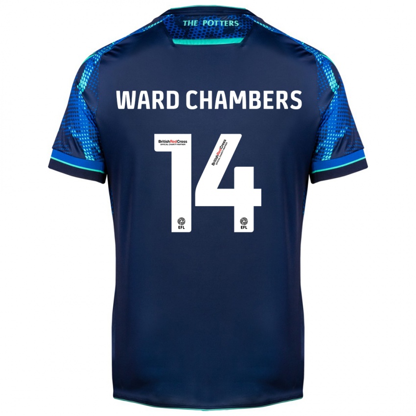 Homem Camisola Courtnay Ward-Chambers #14 Marinha Alternativa 2023/24 Camisa Brasil