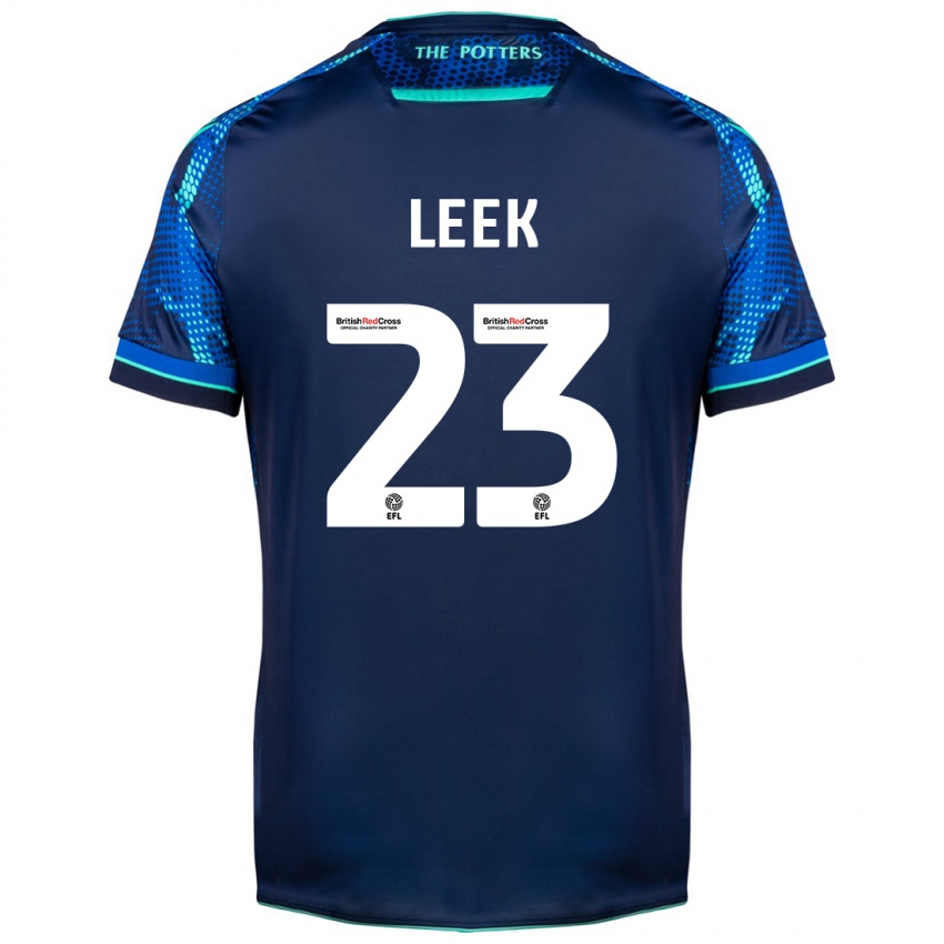 Homem Camisola Ellie Leek #23 Marinha Alternativa 2023/24 Camisa Brasil