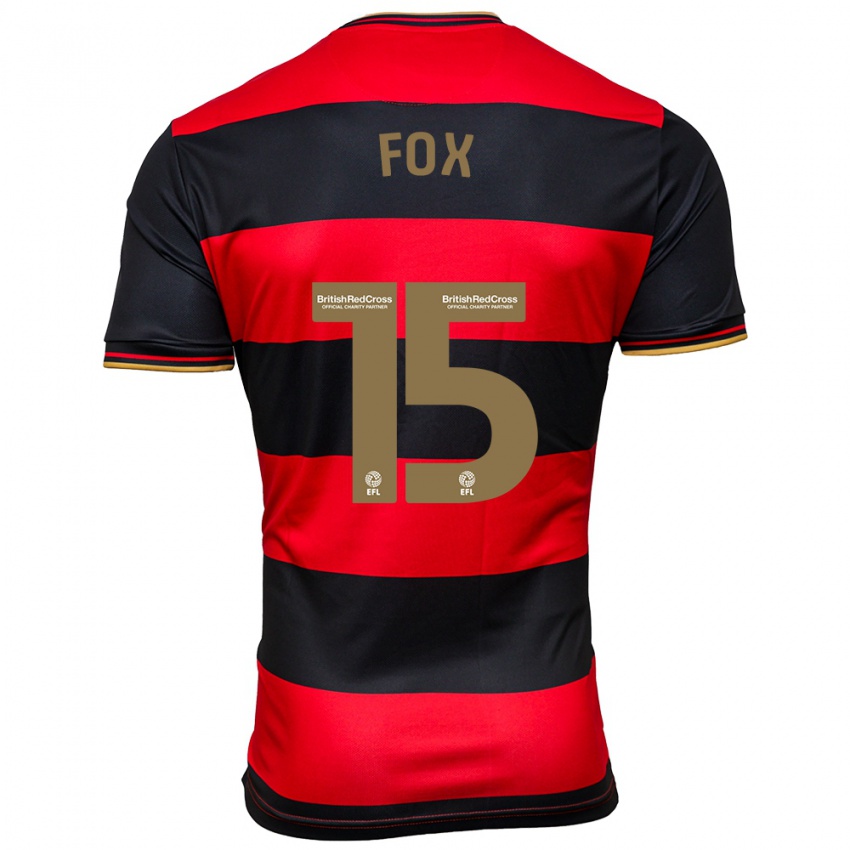 Homem Camisola Morgan Fox #15 Preto Vermelho Alternativa 2023/24 Camisa Brasil