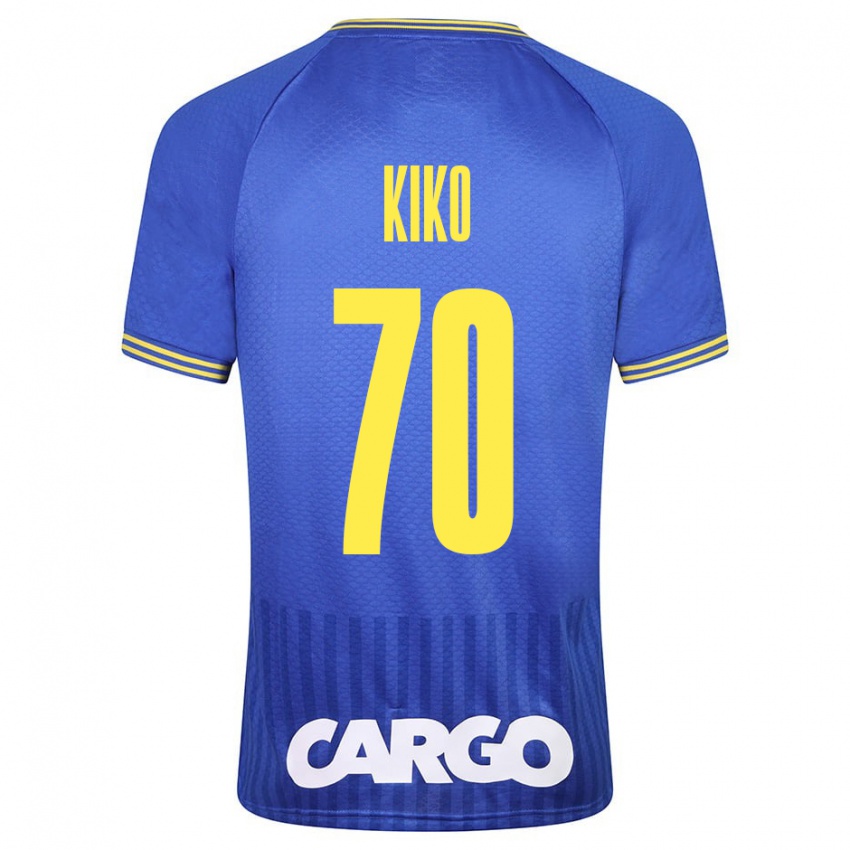 Homem Camisola Kiko Bondoso #70 Azul Alternativa 2023/24 Camisa Brasil