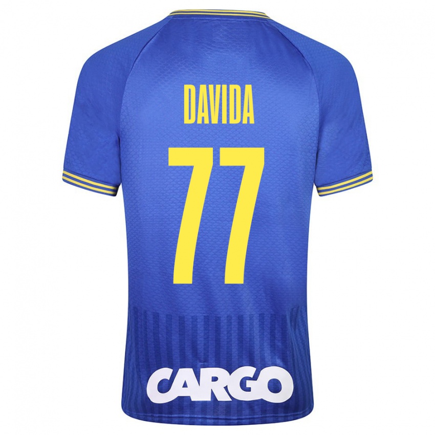 Homem Camisola Osher Davida #77 Azul Alternativa 2023/24 Camisa Brasil