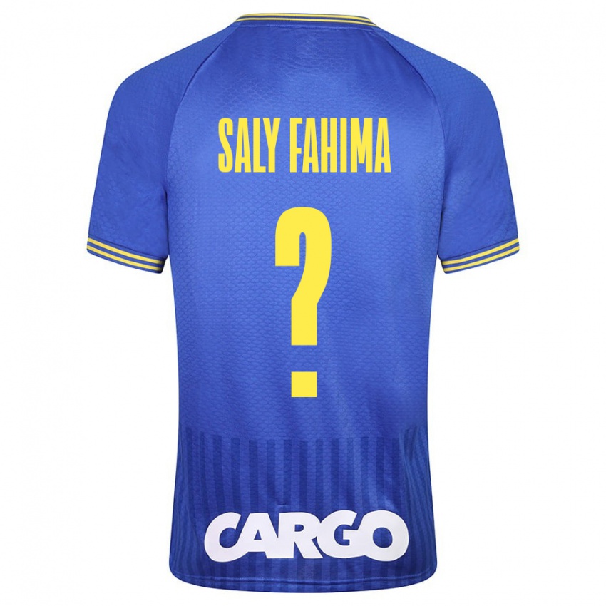 Homem Camisola Israel Saly Fahima #0 Azul Alternativa 2023/24 Camisa Brasil