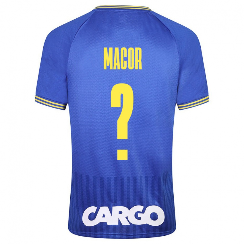 Homem Camisola Roee Magor #0 Azul Alternativa 2023/24 Camisa Brasil