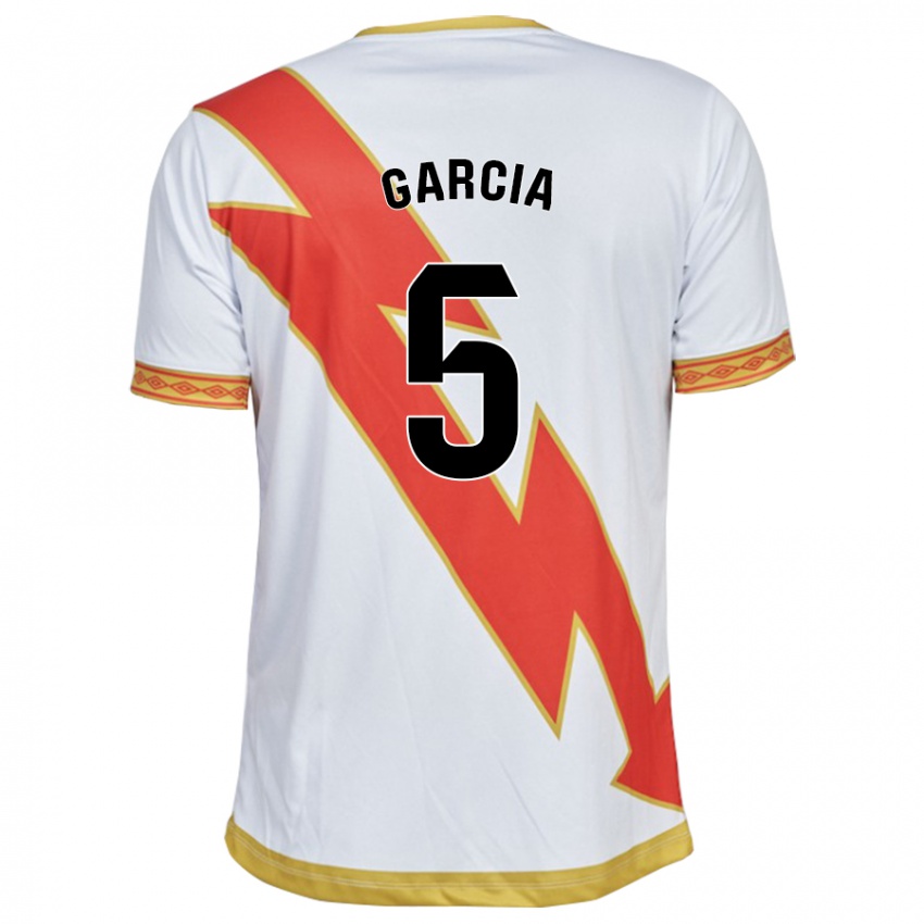 Mulher Camisola Miguel García #5 Branco Principal 2023/24 Camisa Brasil