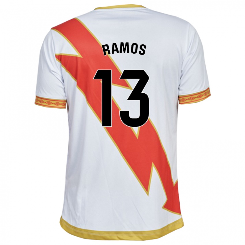 Mulher Camisola Mario Ramos #13 Branco Principal 2023/24 Camisa Brasil