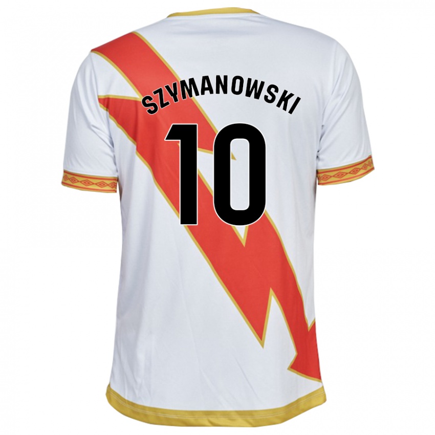 Mulher Camisola Marianela Szymanowski #10 Branco Principal 2023/24 Camisa Brasil