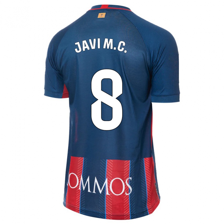 Mulher Camisola Javi Martínez #8 Marinha Principal 2023/24 Camisa Brasil