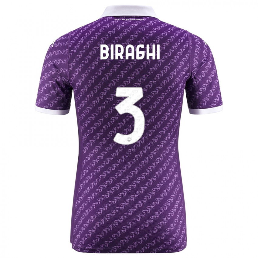 Mulher Camisola Cristiano Biraghi #3 Tolet Principal 2023/24 Camisa Brasil