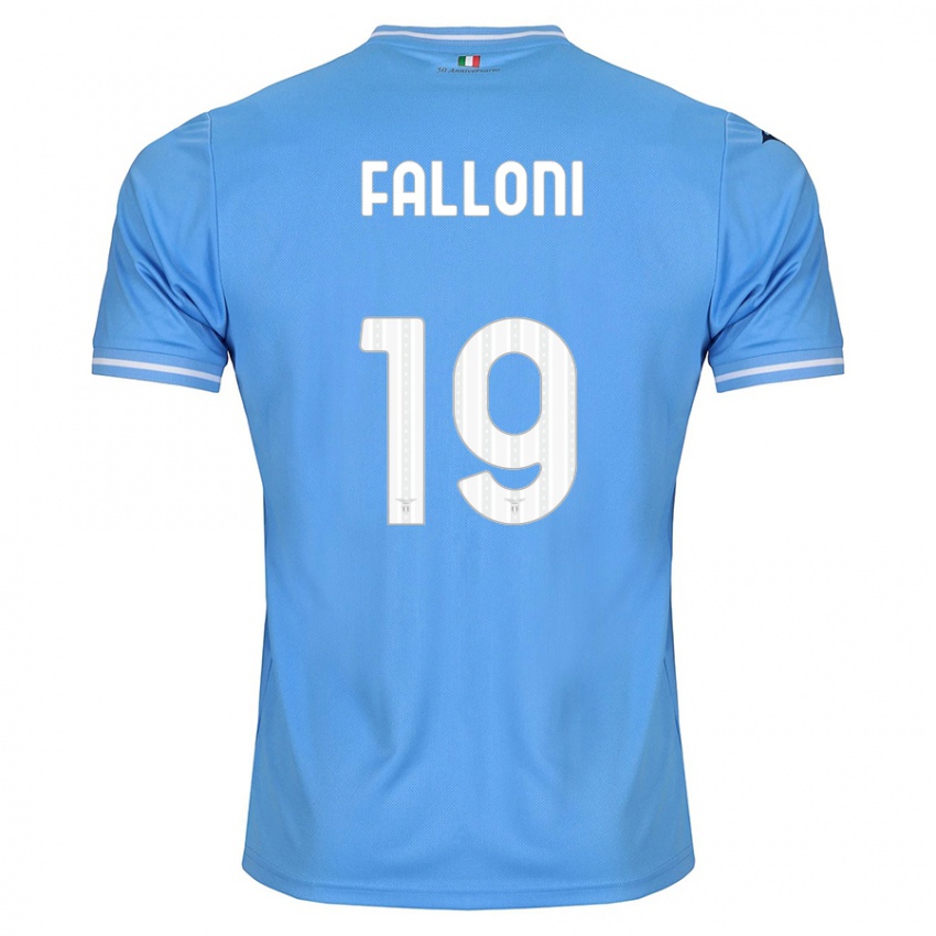 Mulher Camisola Ludovica Falloni #19 Azul Principal 2023/24 Camisa Brasil
