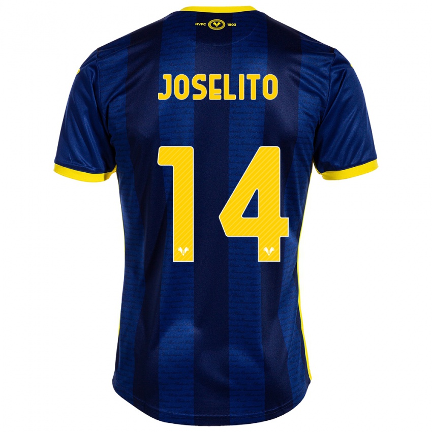 Mulher Camisola Joselito #14 Marinha Principal 2023/24 Camisa Brasil