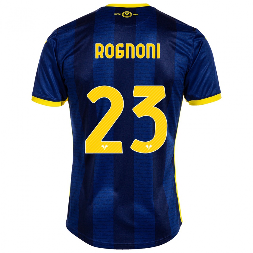 Mulher Camisola Alessia Rognoni #23 Marinha Principal 2023/24 Camisa Brasil