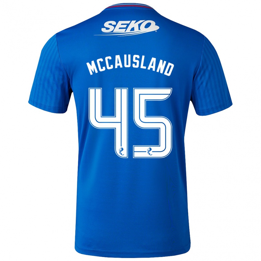 Mulher Camisola Ross Mccausland #45 Azul Principal 2023/24 Camisa Brasil
