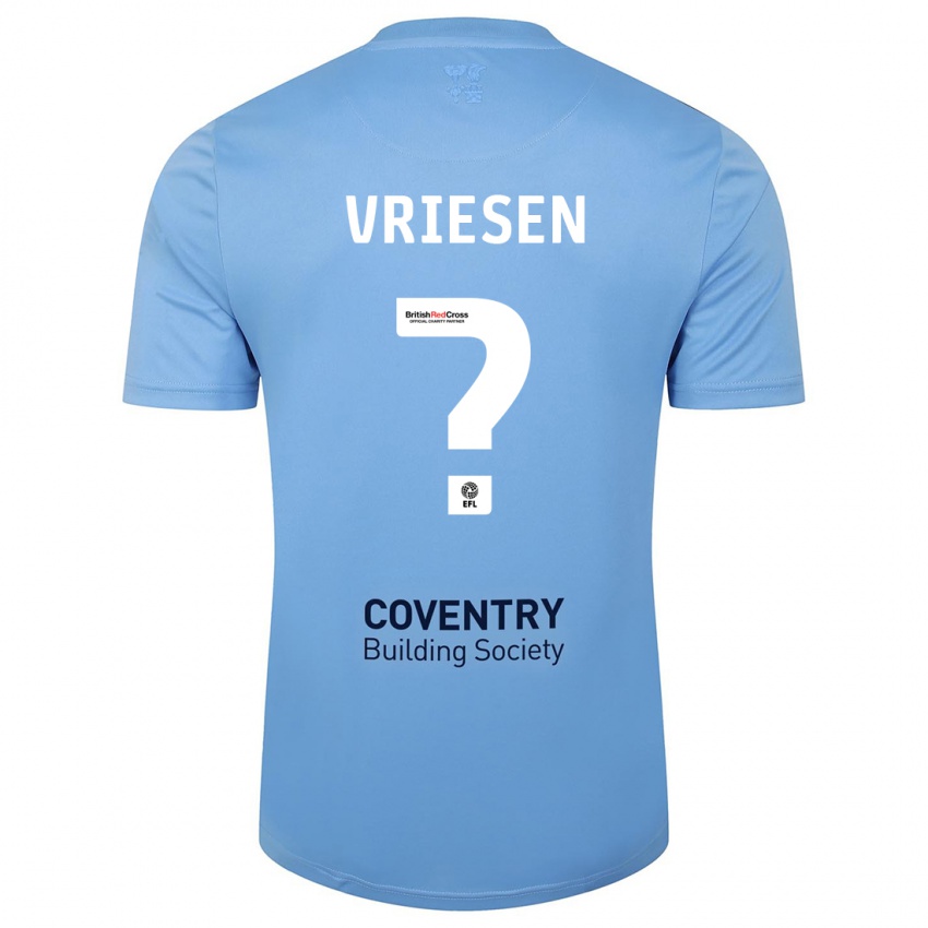 Mulher Camisola Fabian Vriesen #0 Céu Azul Principal 2023/24 Camisa Brasil