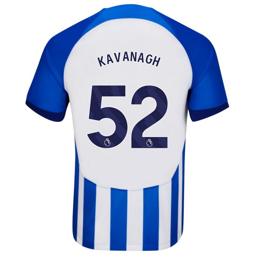 Mulher Camisola Leigh Kavanagh #52 Azul Principal 2023/24 Camisa Brasil