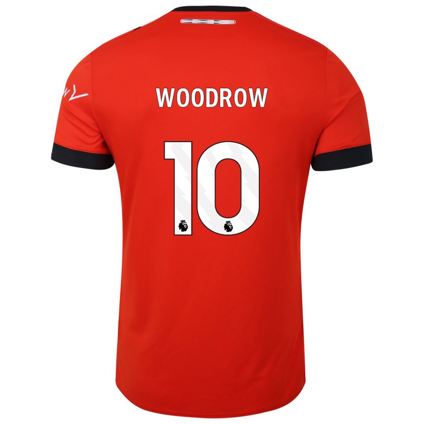 Mulher Camisola Cauley Woodrow #10 Vermelho Principal 2023/24 Camisa Brasil