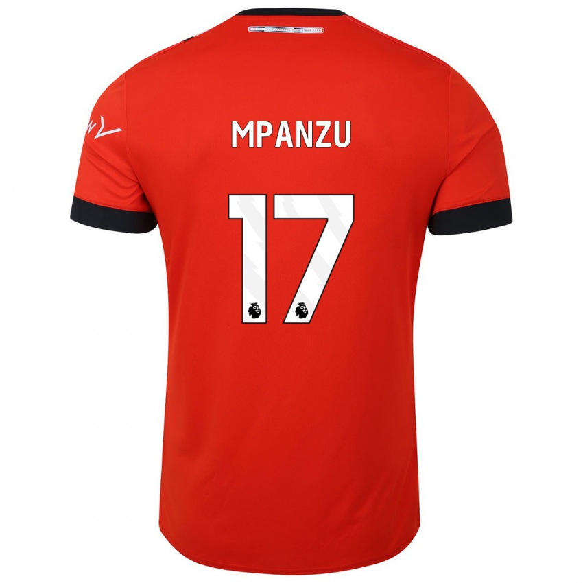 Mulher Camisola Pelly Ruddock Mpanzu #17 Vermelho Principal 2023/24 Camisa Brasil