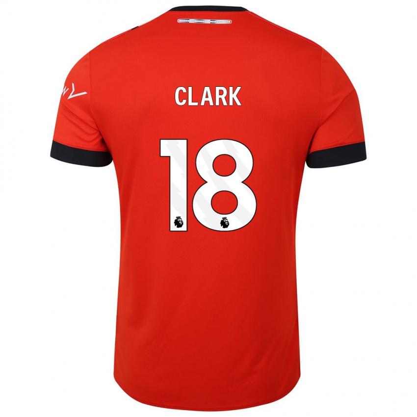 Mulher Camisola Jordan Clark #18 Vermelho Principal 2023/24 Camisa Brasil