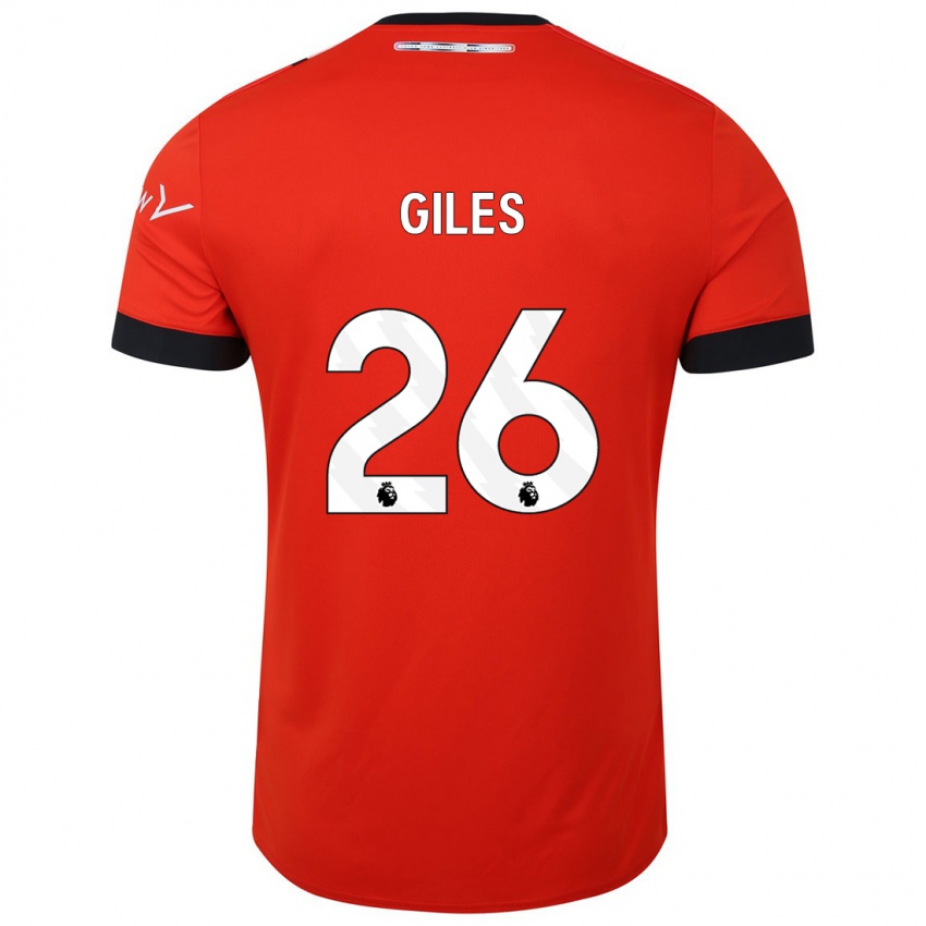 Mulher Camisola Ryan Giles #26 Vermelho Principal 2023/24 Camisa Brasil
