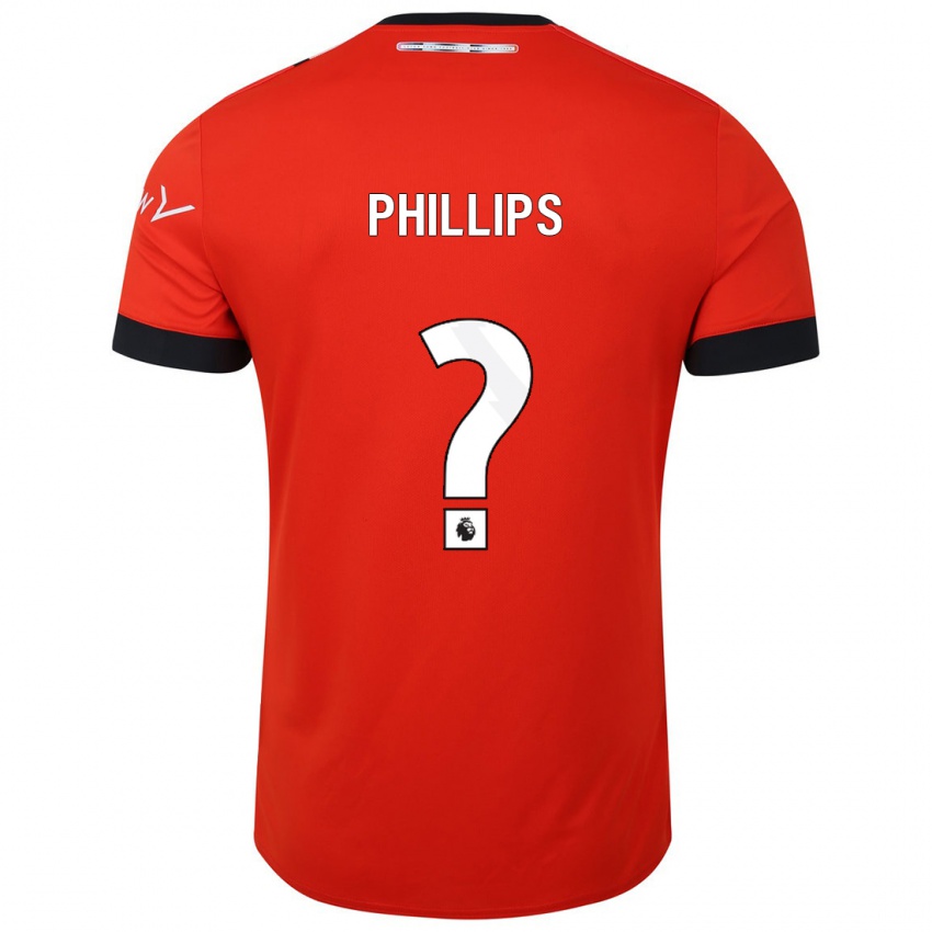 Mulher Camisola Josh Phillips #0 Vermelho Principal 2023/24 Camisa Brasil