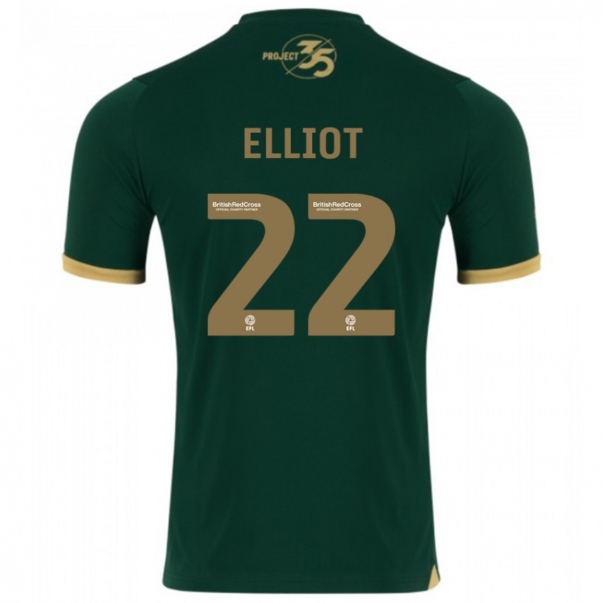 Mulher Camisola Emily Elliot #22 Verde Principal 2023/24 Camisa Brasil