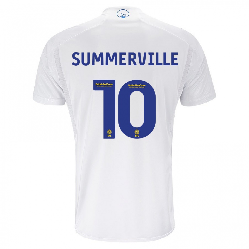 Mulher Camisola Crysencio Summerville #10 Branco Principal 2023/24 Camisa Brasil