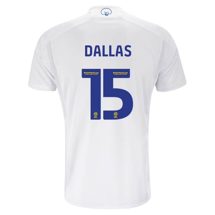 Mulher Camisola Stuart Dallas #15 Branco Principal 2023/24 Camisa Brasil
