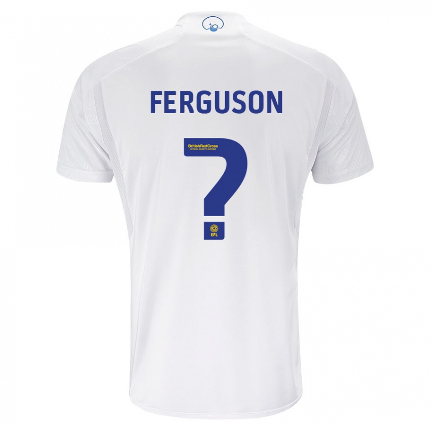 Mulher Camisola Connor Ferguson #0 Branco Principal 2023/24 Camisa Brasil