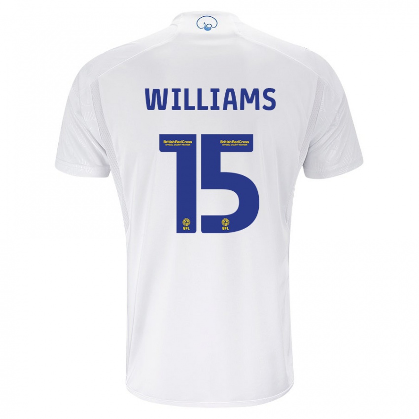 Mulher Camisola Paige Williams #15 Branco Principal 2023/24 Camisa Brasil