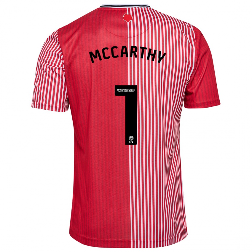 Mulher Camisola Alex Mccarthy #1 Vermelho Principal 2023/24 Camisa Brasil