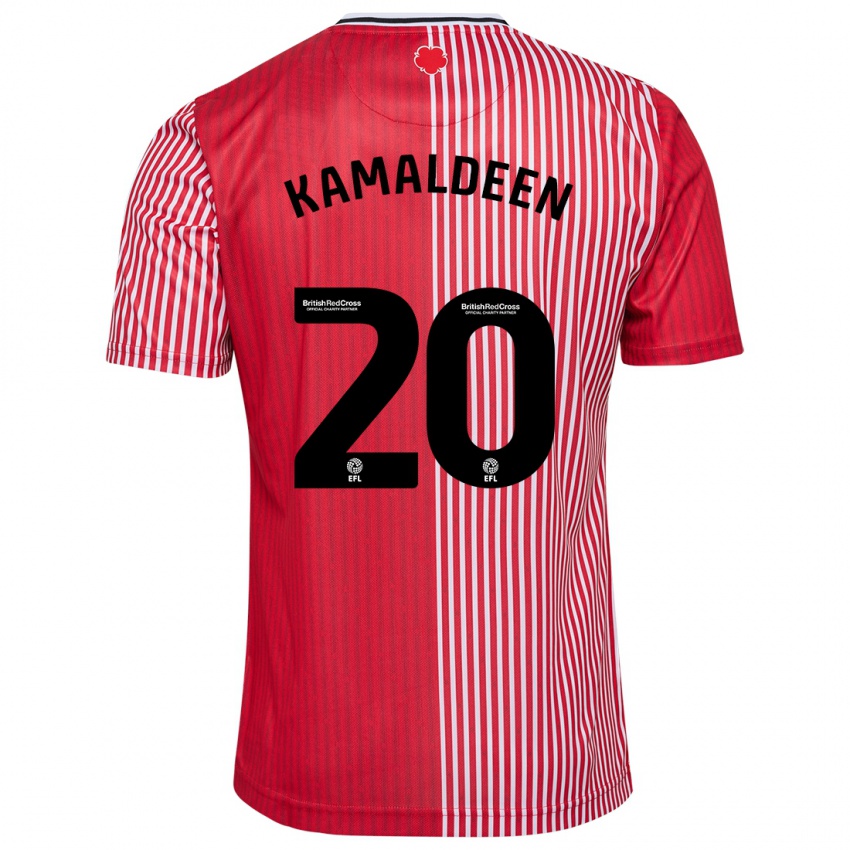 Mulher Camisola Kamaldeen Sulemana #20 Vermelho Principal 2023/24 Camisa Brasil