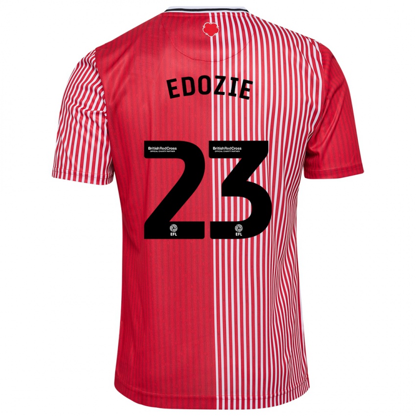 Mulher Camisola Samuel Edozie #23 Vermelho Principal 2023/24 Camisa Brasil