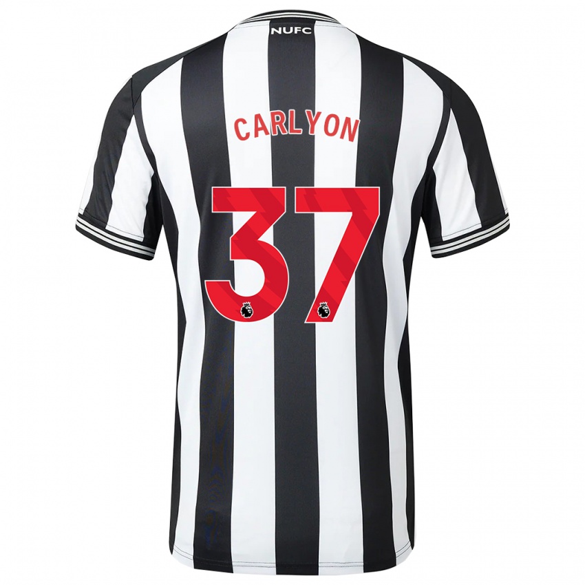 Mulher Camisola Nathan Carlyon #37 Preto Branco Principal 2023/24 Camisa Brasil